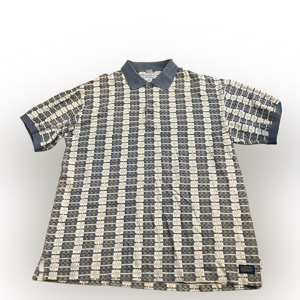 Vintage Arizona Jean Company Abstract 90s Polo Shirt
